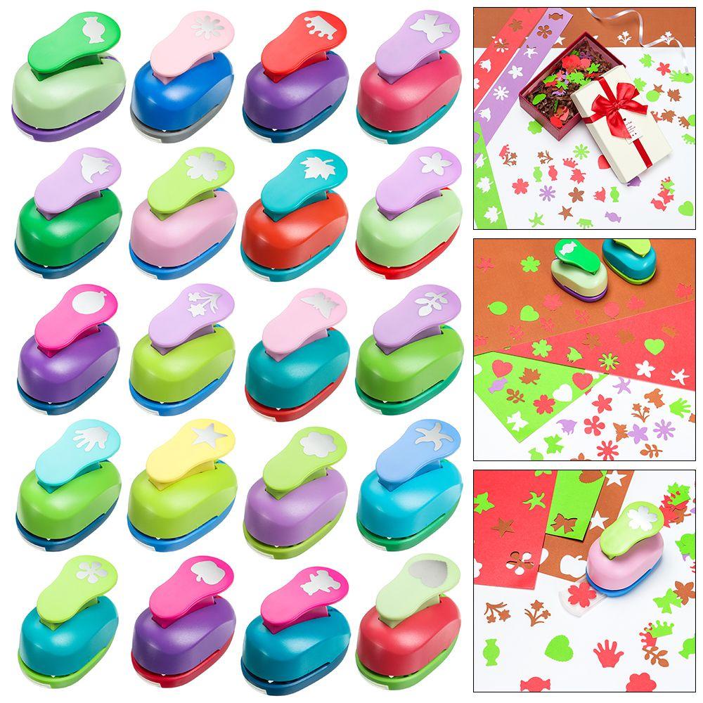 R-flower Color Random Hole Punch Lucu Handmade Aksesoris Album Foto Perangkat Embos