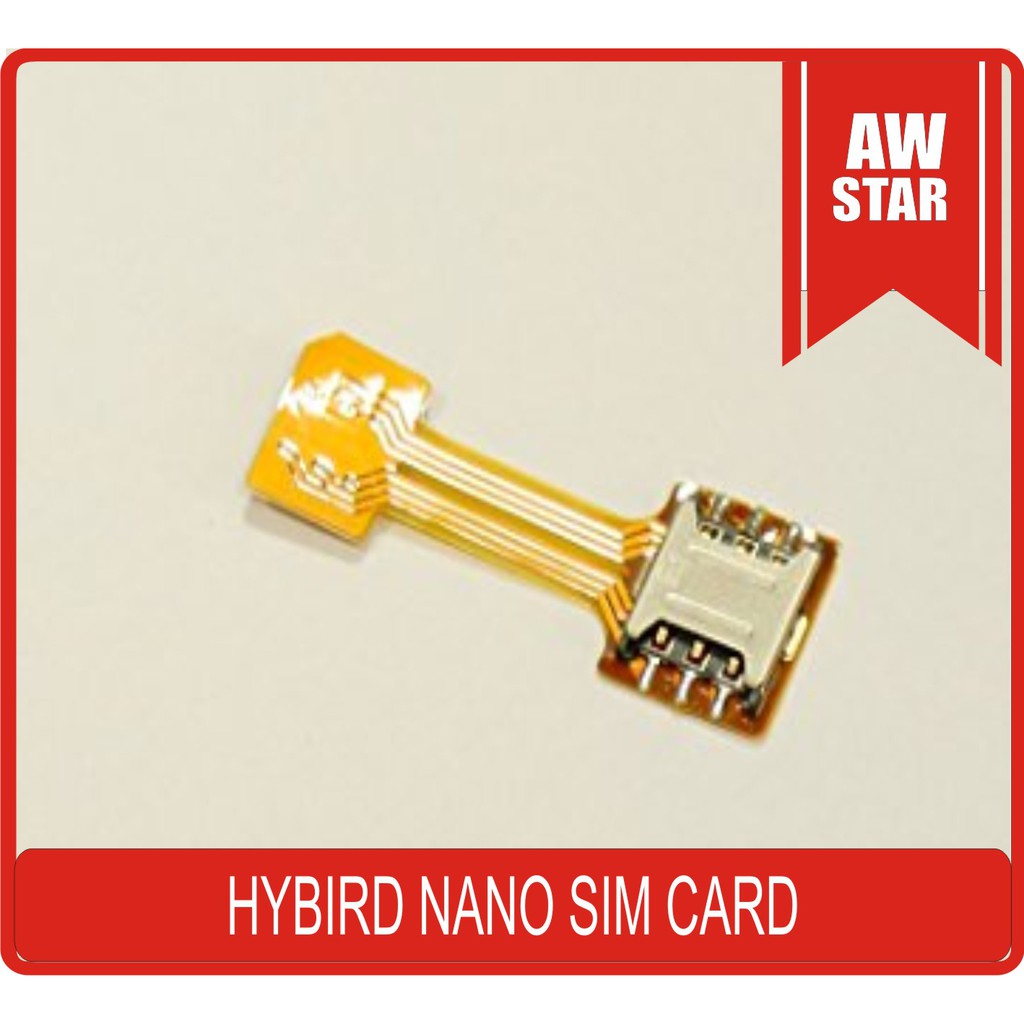 nano extender hybrid slot sim xiaomi ( dual sim converter )