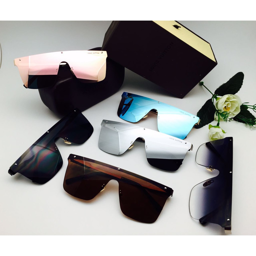 Kacamata Louis Vuitton LV Lady Gaga Anti UV Sunglasses Pria Wanita