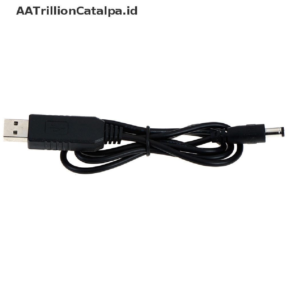 Modul Konverter Kabel Konektor step up Usb dc 5v Ke dc 12v 2.1x5.5mm male