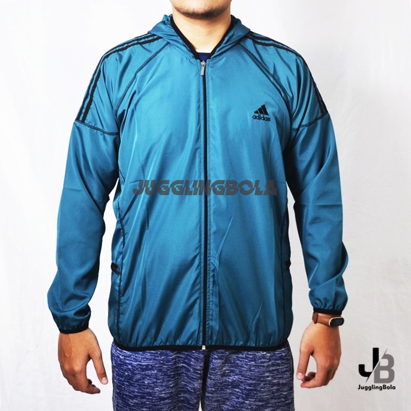 Jaket Parasut Olahraga Running Aguentar Jaket Olahraga Pria JugglingBola