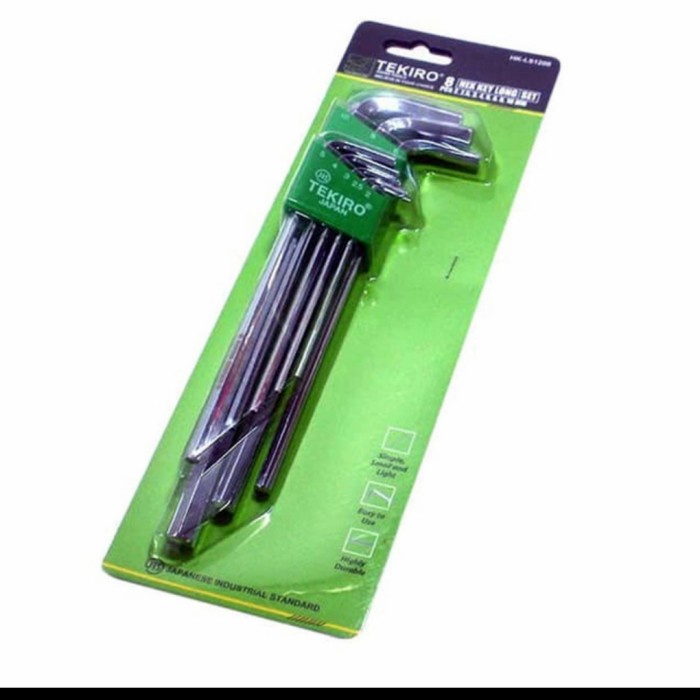 Kunci L Panjang 1set Tekiro 8pcs