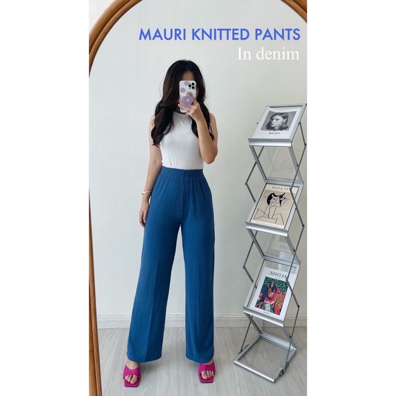 kulot knitted / mauri kulot / kulot stretch / kulot knitt pants