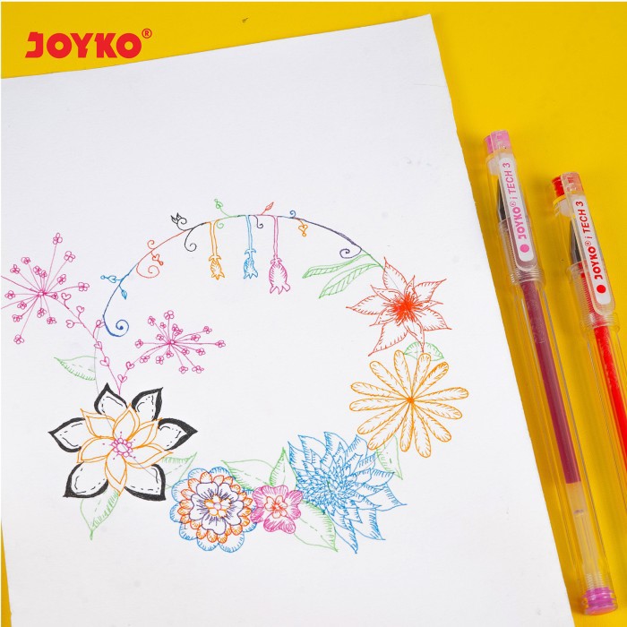 

RB Pulpen Gel Joyko GPC-325 iTECH 3 - 0.28 mm ( 8 Warna )
