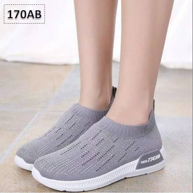  Sepatu  wanita  slipon casual sepatu  murah sepatu  cewek 