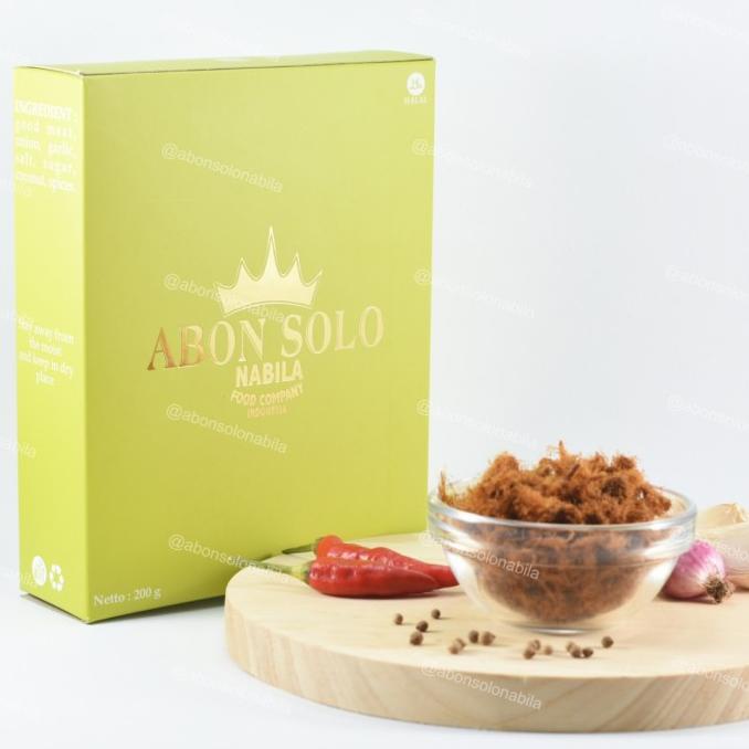 

Cuci Gudang Awal Tahun ABON SOLO NABILA OFFICIAL - Daging Sapi 200 gram Cuci Gudang Awal Tahun