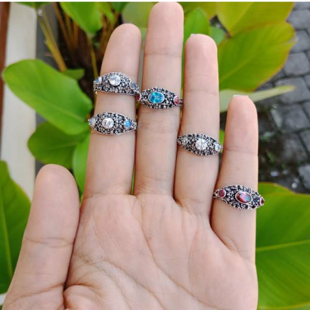 Cincin Perak Handmade Ukir Bali