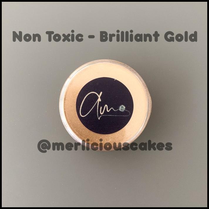 

10 Gram 24K Brilliant Gold Lustre Dust Cakes By Angela Morrison