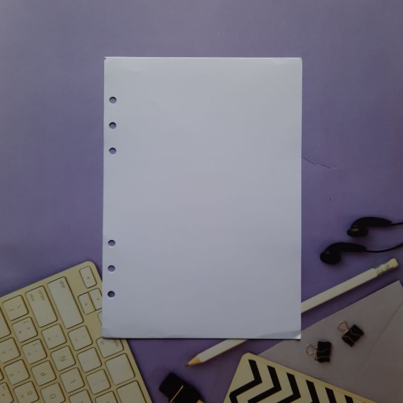 

Isi Binder Warna Polos A5 (6ring) Loose Leaf Plain 70gsm