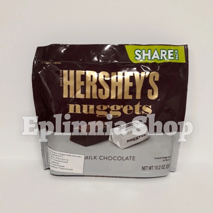 

Hershey's Nuggets Milk Chocolate 289 gr - Hershey Cokelat Susu