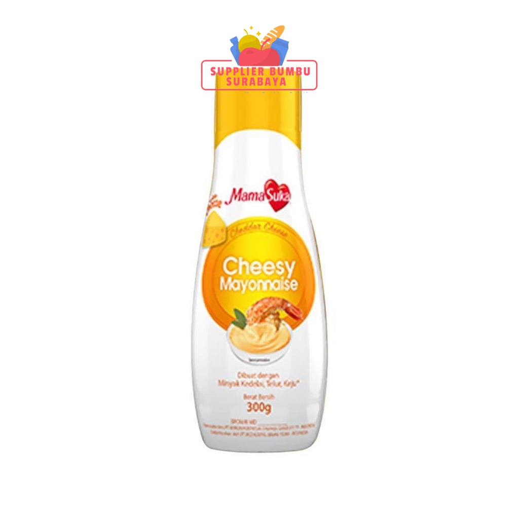 

MamaSuka Cheesy Mayonaise / Mayonais Saus Keju Cheddar Botol 300g