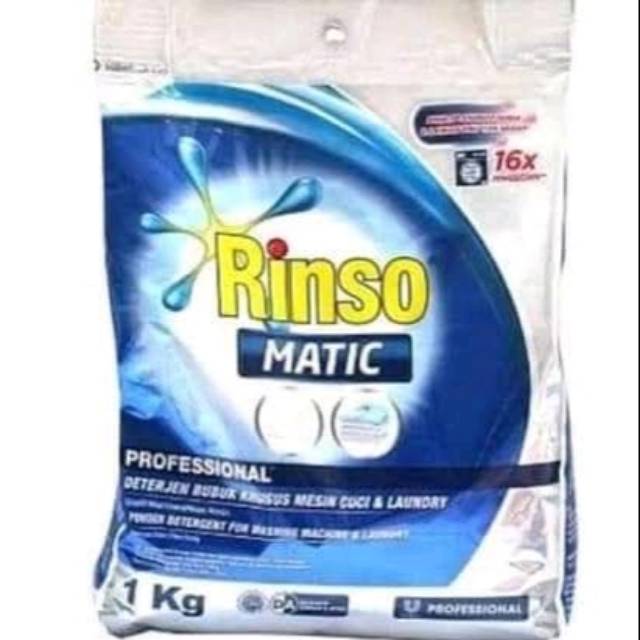 Rinso matic bubuk profesional deterjen bubuk untuk mesin dan laundry kiloan