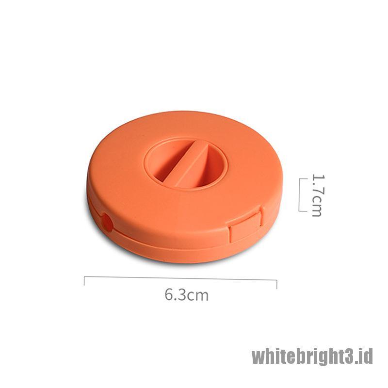 &lt; White3 &gt; Kotak Penyimpanan / Organizer Kabel Data / Charger Handphone Model Putar