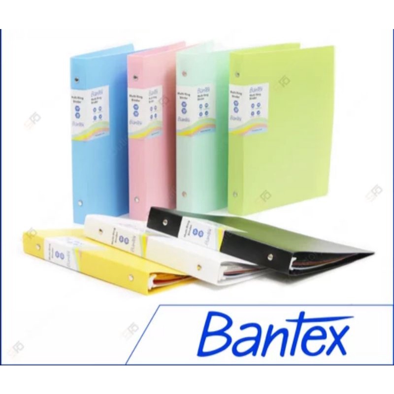 

New Bantex Trendy A5 Multi Ring Binder A5 20 Hole #3124
