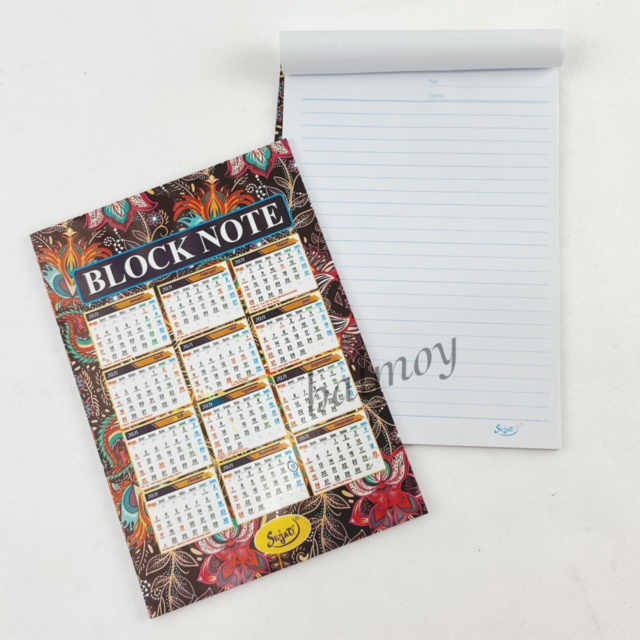 

BLOC NOTE / NOTES NO. 21 UK. 14.8 X 21 CM 40 LEMBAR