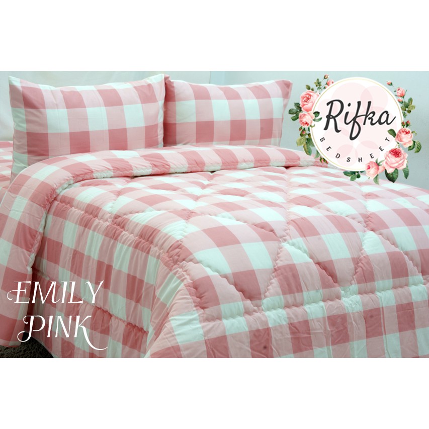 Sprei 160x200 T25 Emily Pink