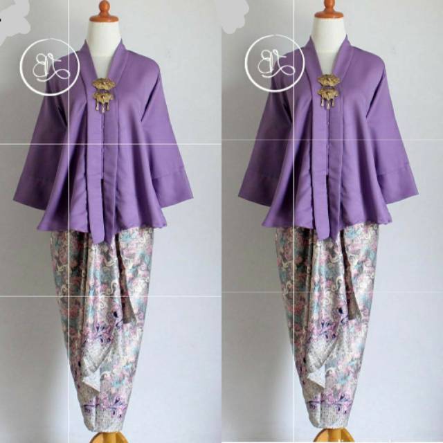 STELAN KEBAYA KARTINI LAVENDER KEBAYA UNGU KEBAYA BUSUI kebaya JUMBO KEBAYA ENCIM