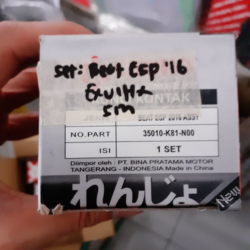 kunci kontak set beat esp 2016 2017 2018 2019 choho switch starter beatesp injeksi new