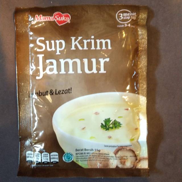 

Mamasuka sup krim jamur 55gr soup