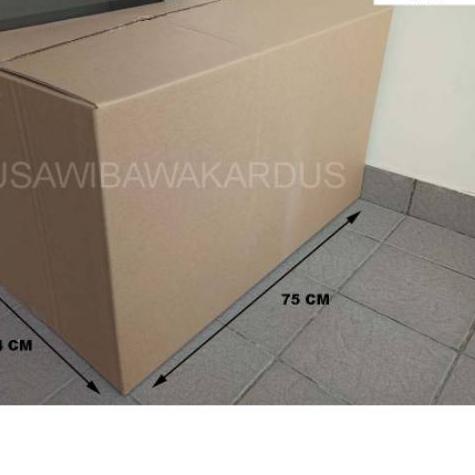 

✸ Kardus box packing polos 75x44x44cm, murah, kotak karton ℮