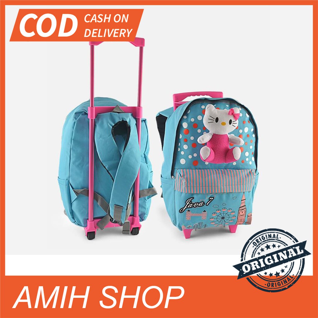TAS RANSEL ANAK PEREMPUAN HELLO KITTY - ADR 022 ORIGINAL