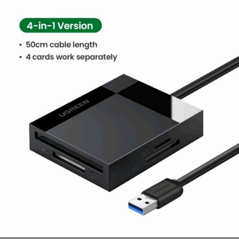 Ugreen Card Reader Usb 3.0- Ugreen Adapter Card Reader for CF MS SD TF