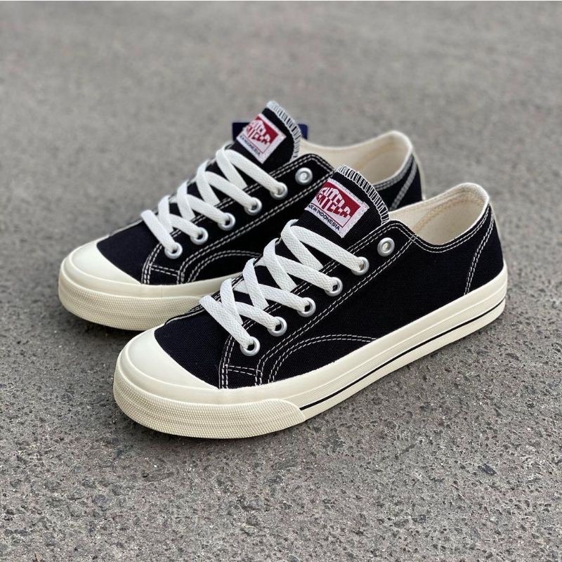 Ventela Basic Black Natural Low High Sepatu Pria Original Ventella Vantela 100% Garansi Ori