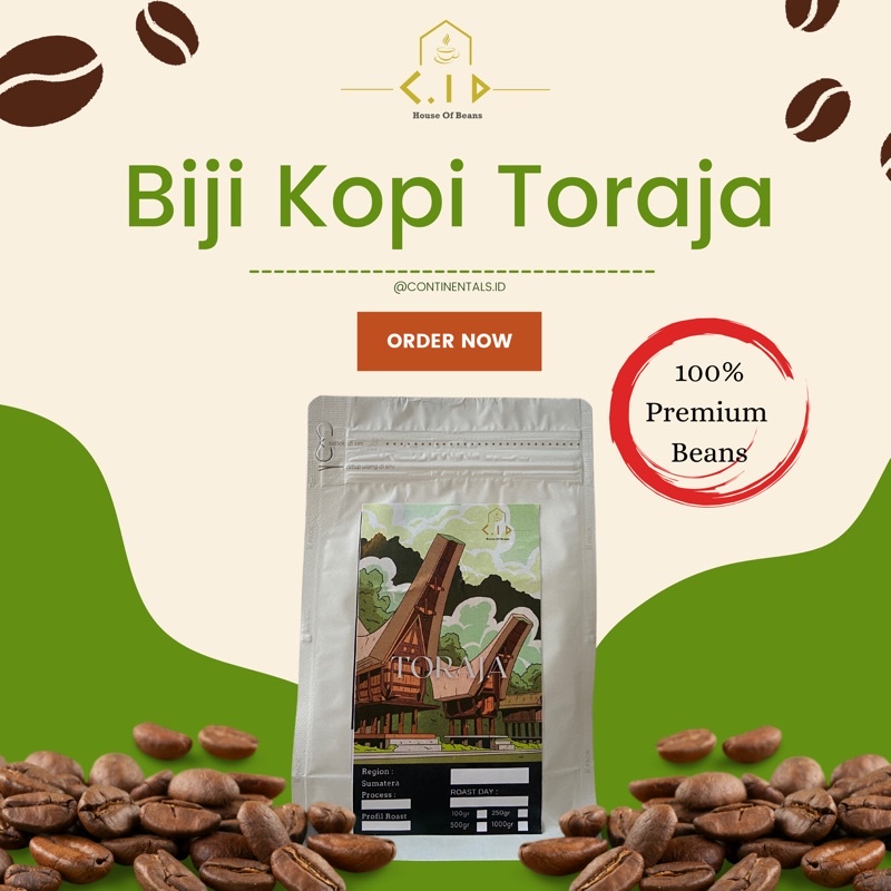 

Biji Kopi Arabica Toraja Parindingan 100gr - Roasted