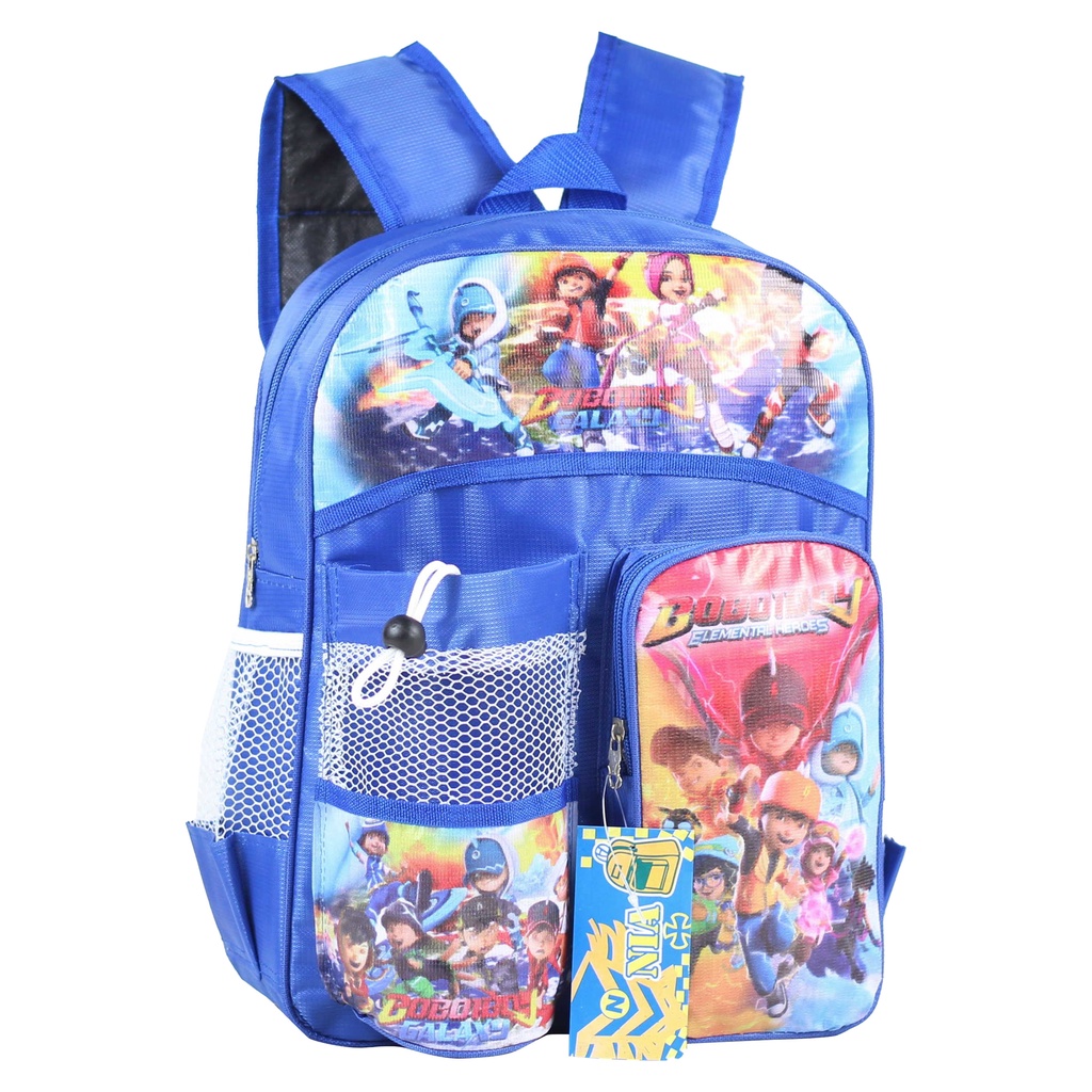 Tas Biru Tas Anak Ransel Anak Laki Laki Tas Anak Botol Mini Karakter Boboiboy Ransel Murah Keren