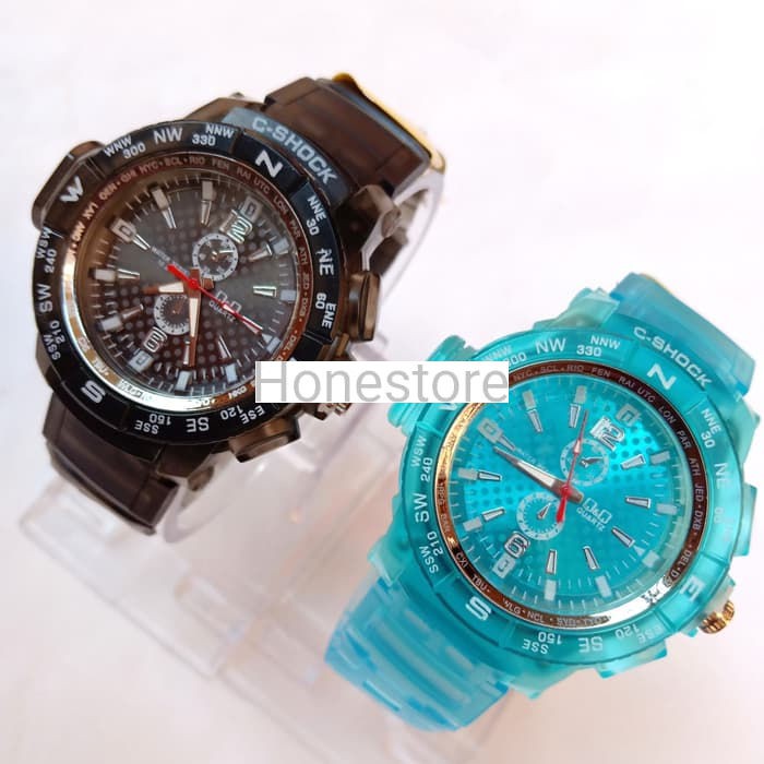 Jam Tangan Wanita Qq Analog C Shock Bening Kode Q-q Cbm murah