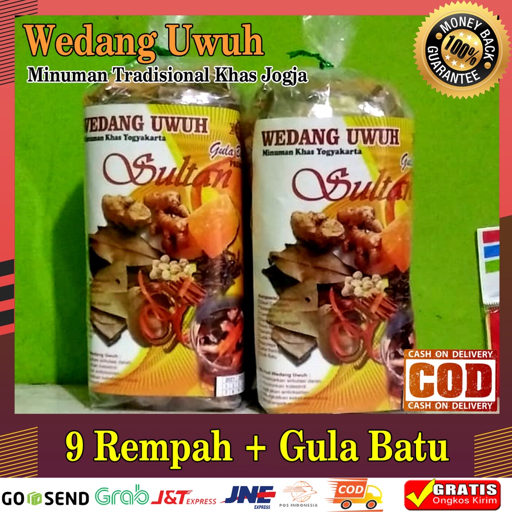 

Wedang Uwuh Komplit Khas Jogja 9 Rempah Plus Jahe kristal dan Gula Batu