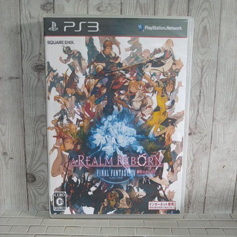 BD  KASET ORIGINAL PS3 A Realm Reborn Final Fantasy XIV Jpn Online Bahasa Jepang Wajib Main Online