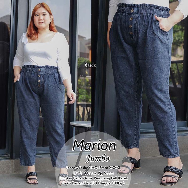 CELANA BAGGY JEANS JUMBO //JF6253