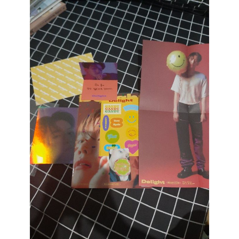 EXO ALBUM BAEKHYUN DELIGHT HONEY MINT PC POSTER
