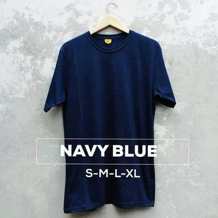 Download Gambar Kaos Polos Biru Navy - Kumpulan Model Kemeja