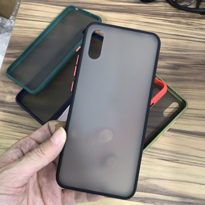 PREMIUM HYBRID CASE BLACK DOVE ANTI PECAH FOR REDMI 9A