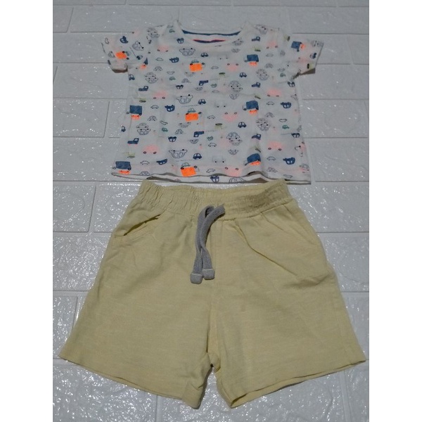 Preloved Set Mothercare Baby 2in1 Cars Preloved Kaos Mothercare Baby Preloved Mothercare Baby Pants 