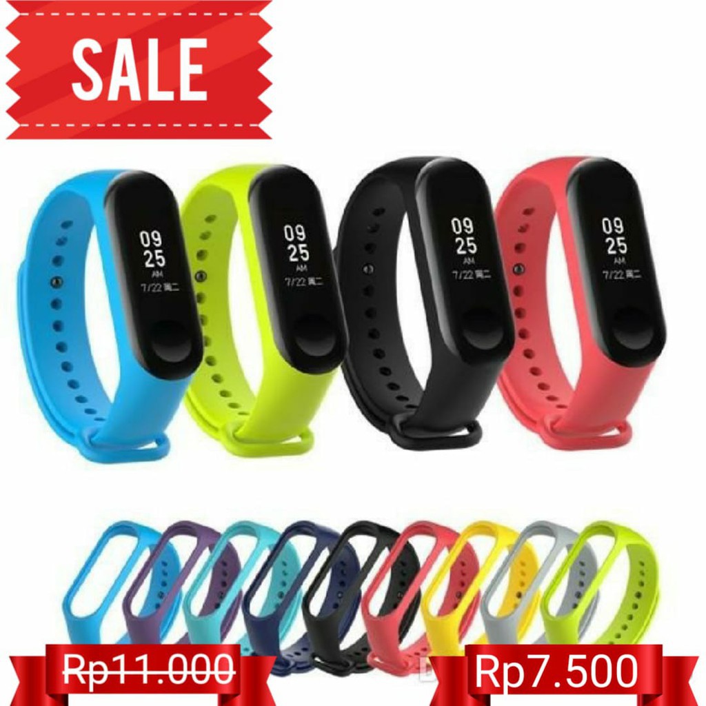 XYGO Strap Straps Silicone Silikon Xiaomi Mi Band 3 Gelang Mi Band 3