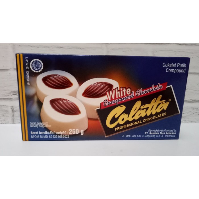 

COLATTA White Compound Chocolate / cokelat putih 250gram