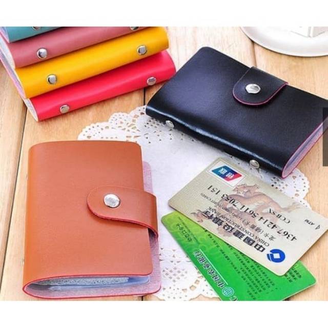【GOGOMART】Dompet Kartu Serbaguna  Card Holder  Card Wallet - Isi 24 Kartu