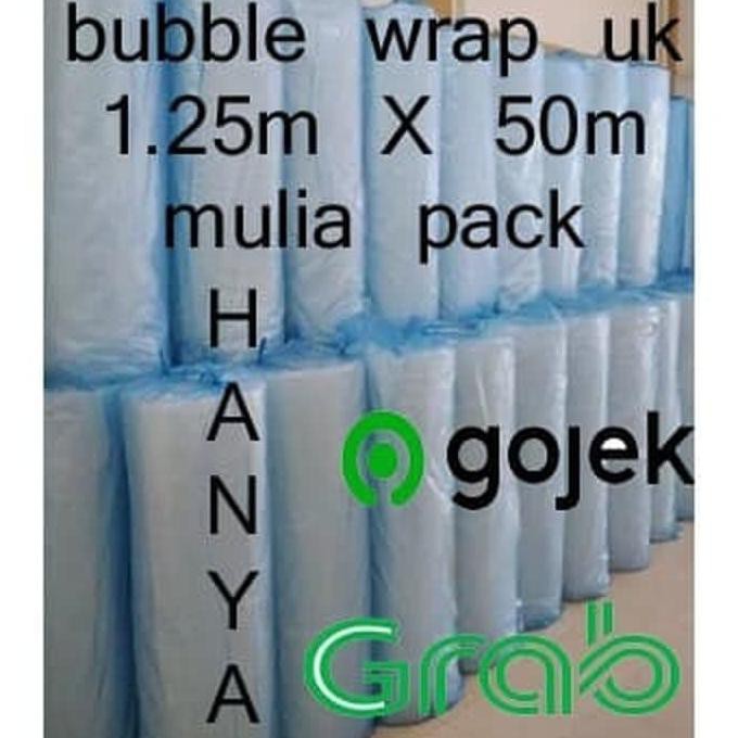 

Bubble Wrap 1,25Meter X 50Meter Mulia Pack Plastik Biru Genggameratjyky