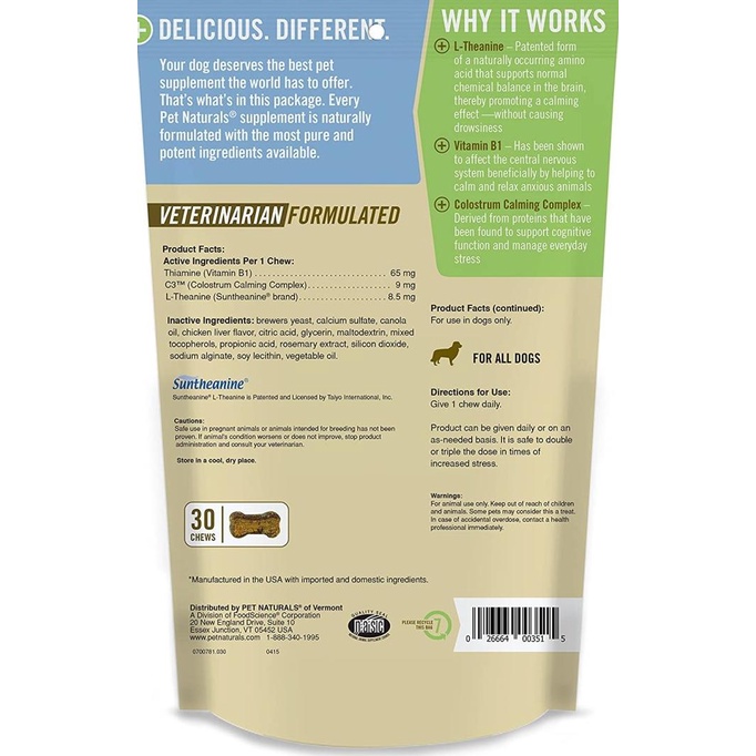 Jual Calming For Dogs Vitamin Suplemen Penenang Anjing Pet Naturals Terlaris Indonesia Shopee Indonesia