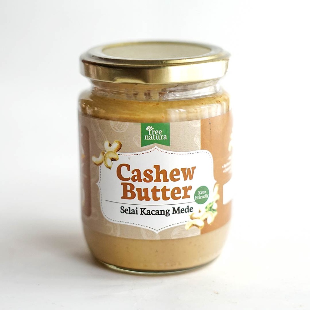 Tree Natura Cashew Butter Original 225 gr (Selai Kacang Mede)