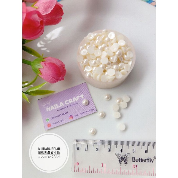 mutiara belah || Mutiara belah || bahan kerajinan tangan || Monte