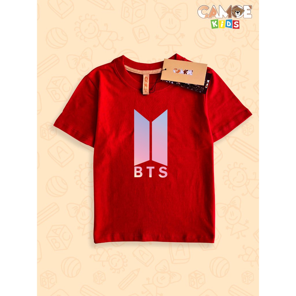 baju kaos anak kids logo BTS army galaxy