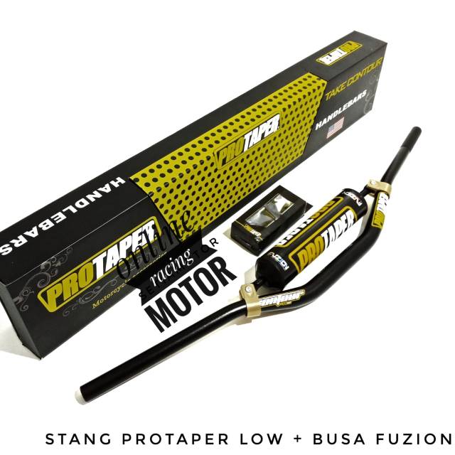 Stang fatbar protaper fuzion low plus busa fuzion bulat sepaket klx crf vixion nmax beat universal