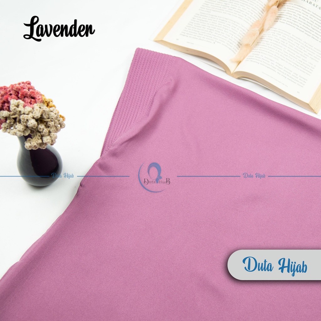 Jilbab instan / Hijab bergo maryam SIMPLE PAD JUMBO L murah (TANPA TALI)-Lavender