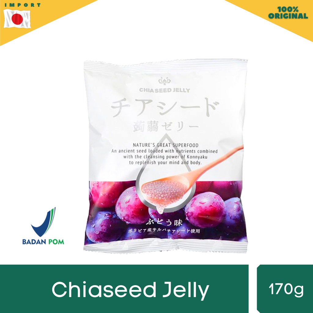 

Chia Seed Jelly Apple / Grape / Peach 170gr