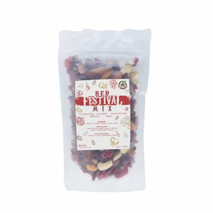 

TRADISIONALMINUMAN- RED FESTIVAL MIX (NUTS & FRUITS) 300 GR -MINUMAN-TRADISIONAL.