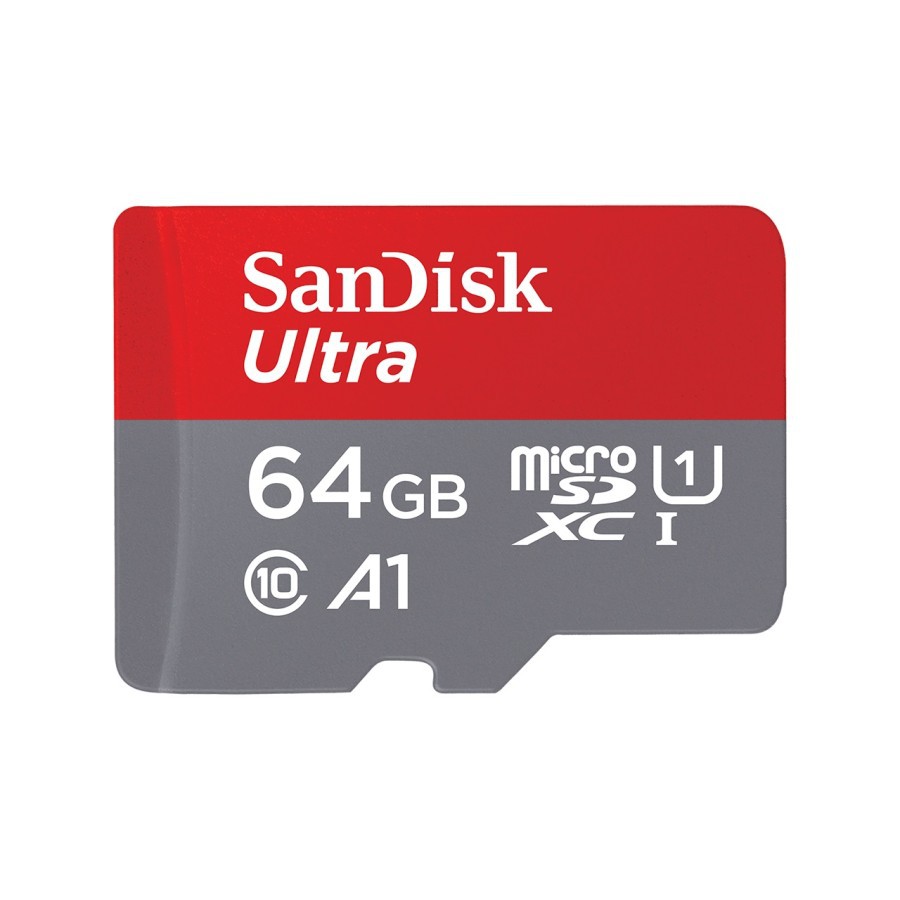 Microsd Sandisk A1 - 64GB (CL10 UHS - Speed 100mb/s)